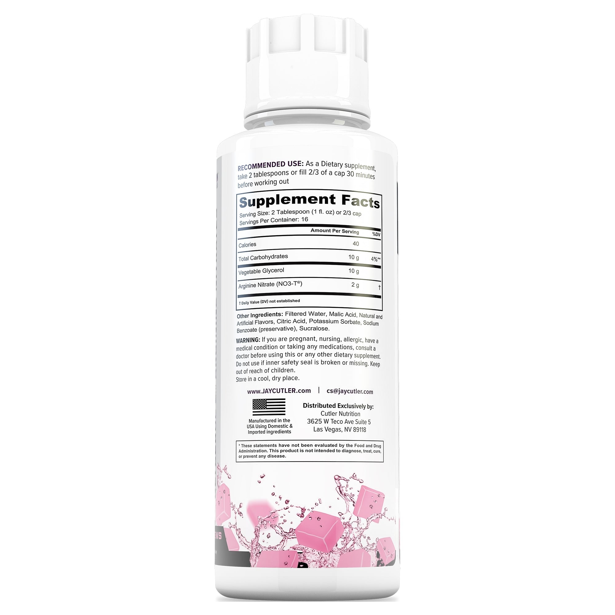 Liquid Pump: Liquid Glycerol with Arginine Nitrates