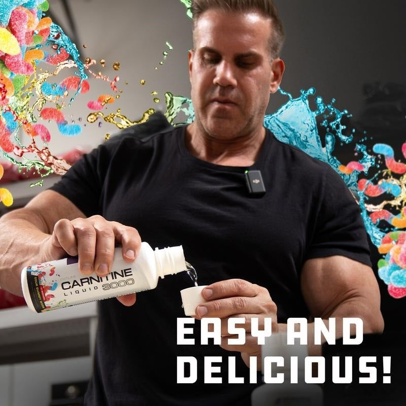 Cutler Nutrition Liquid Carnitine 3000 Contains Carnitine.L Carnitine Tartrate for Energy and Metabolism Support with B Vitamins-LY